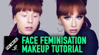 Face Feminisation Makeup Tutorial [upl. by Gabrielli102]