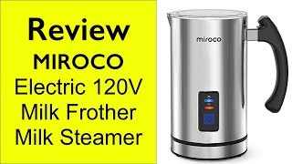 Review Miroco Milk Frother  How to make froth milk at home [upl. by Hana]