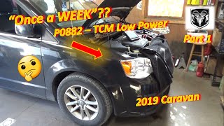 Pt1 DANGEROUS Caravan STALLS Once a WEEK P0882TCM Power LOW [upl. by Nannarb384]