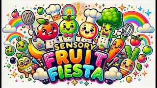 Sensory Fruit Fiesta  Baby Sensory Christmas  Cute Ornaments Decorating Party [upl. by Enirual]