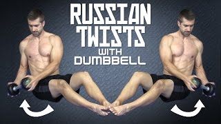 Russian Twists with Dumbbell [upl. by Lehpar]