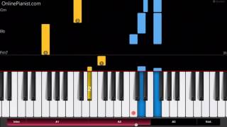 Herbie Hancock  Cantaloupe Island  Easy Piano Tutorial [upl. by Lednyc921]