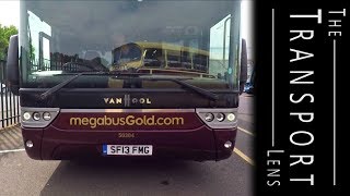 A Look Around A Megabus Gold Sleeper  Carlisle Open Day May 2017 [upl. by Ueihtam]