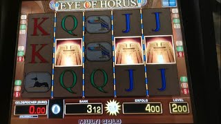 Merkur casino automat Lets play 2 Euro Eye of Horus freispiele [upl. by Lehrer699]