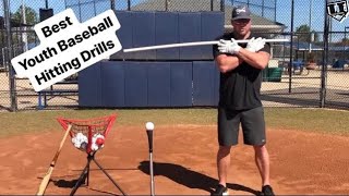 THE 7 BEST YOUTH BASEBALL HITTING DRILLS [upl. by Yenobe]