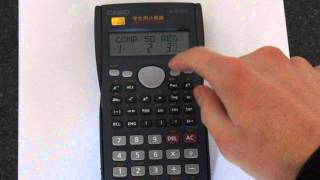 Casio fx82MS Degrees Radians and Gradians [upl. by Nylcsoj306]