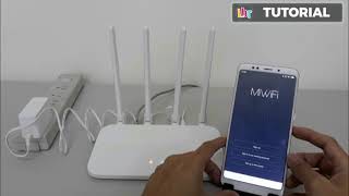 XIAOMI MI WIFI ROUTER 4C  easy tutorial HOW TO SETUP [upl. by Wier]