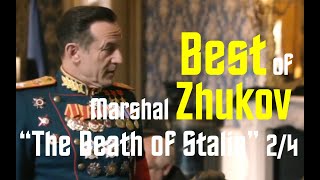 Best of Marshal Zhukov Jason Issacs in The Death of Stalin 2017 24 EngMagyarEsp subs [upl. by Eliam]