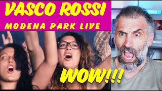 Vasco Modena Park 2017 Cè Chi Dice No  Singer Reaction  EnglishItaliano [upl. by Aivatahs588]