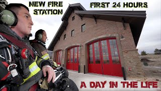 First 24 Hours in a New Fire Station  A Day in the Life [upl. by Htebilil344]