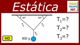 Problema de estática HD [upl. by Odranreb]