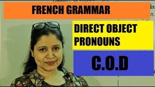 Direct Object Pronouns  Les Pronoms COD [upl. by Nanreit]