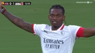 Rafael Leao COOKED Vs Barcelona 🔥 [upl. by Loreen]