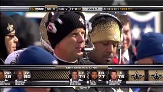 2009 Week 17  Saints  Panthers [upl. by Yelhsa]