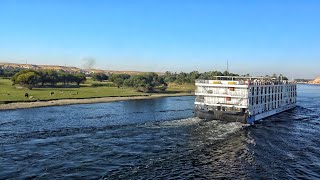 Cruising the River Nile Egypt 4K [upl. by Eiramacissej53]