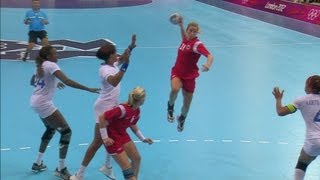 Womens Handball Group B Match  Norway v France  London 2012 Olympics [upl. by Elena815]