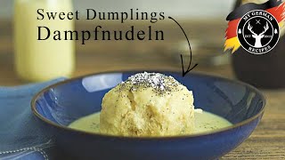 German  Austrian Dampfnudeln amp Germknödel  Sweet Yeast Dumplings ✪ MyGermanRecipes [upl. by Suivatnod]