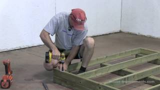 How To Build A Shed  Part 1 Building The Floor [upl. by Alage]