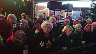 WHAT CHRISTMAS MEANS TO ME Rock Choir at Birkdale Lights Switch On 1st December 2024 [upl. by Leandro]