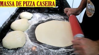 MASSA DE PIZZA CASEIRA I MASSA PROFISSIONAL FEITA EM CASA [upl. by Zaraf]