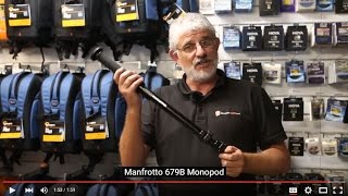 Manfrotto 679B Monopod Review  Cameras Direct Australia [upl. by Arret]