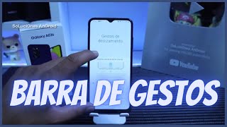 Como Usar La Navegación de Gestos en Samsung A03s [upl. by Nnylassej]