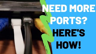 How To Add More Ports To Your Home Router [upl. by Alegnad]