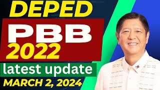 DEPED PBB 2022 LATEST UPDATE  MARCH 2 2024 [upl. by Saidel]