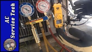 Charging Refrigerant Step by Step Connecting Gauges Checking the R410A Charge How to Disconnect [upl. by Cerelly509]