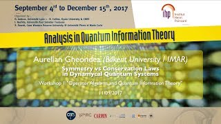 Symmetry versus Conservation Laws in Dynamical Quantum Systems [upl. by Nylecoj808]