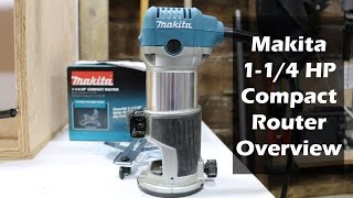 Makita Compact Router Overview Model RT0701C [upl. by Martainn232]