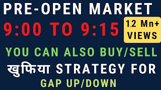 What is Pre Opening Session in Stock Market  How to trade in Pre Open Market [upl. by Leihcey]