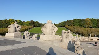 Frogner Park  Vigeland Sculpture Park Oslo Norway [upl. by Xavler314]