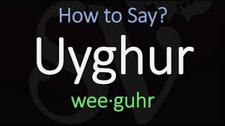 How to Pronounce Uyghur CORRECTLY Meaning amp Pronunciation [upl. by Shirah154]