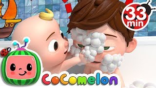 Bath Song  More Nursery Rhymes amp Kids Songs  CoComelon [upl. by Annirtak]