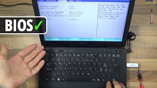 Open BIOS on Vaio Laptop [upl. by Ogram380]