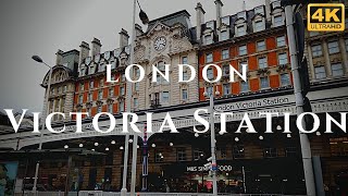 London Victoria Station Walk Through England 4K [upl. by Hyacinthe862]