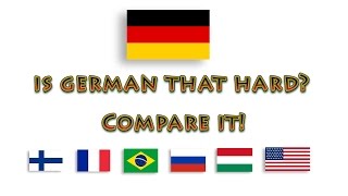 German compared to other languages [upl. by Lehcar]