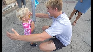 Mini Jake Paul Meets Jake Paul first time meeting [upl. by Nottus]