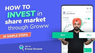 How to Invest in stock market for Beginners  Groww app kaise use kare  Buy amp Sell Shares on Groww [upl. by Amimej]