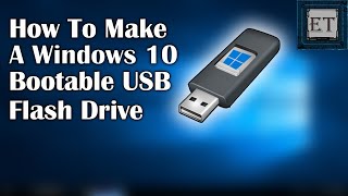 How To Make A Windows 10 Bootable USB For FREE [upl. by Ynahirb]