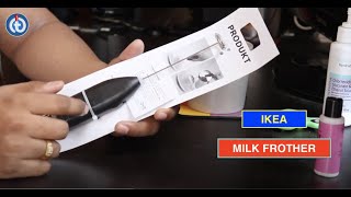 IKEA MILK FROTHER Review amp Battery Installation [upl. by Aneeh6]