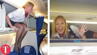 10 Weird Requirements To Work As A Flight Attendant [upl. by Monty665]