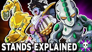 Stands Explained  JoJos Bizarre Adventure [upl. by Thielen]