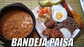 Como preparar BANDEJA PAISA  Facil y deliciosa [upl. by Petulah]