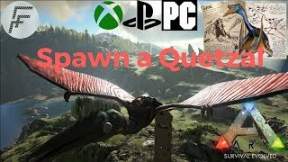 ARK Survival Evolved How to spawn a Quetzal [upl. by Aspia187]