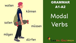 Learn German  German Grammar  Modalverben  Modal verbs  A1 [upl. by Anura760]