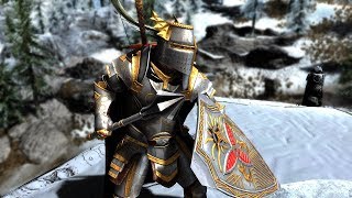 Skyrim Artifacts  The Breton Paladin Full Walkthrough [upl. by Wobniar]