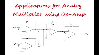 Analog Multiplier Applications [upl. by Trotta]