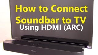 How to Connect Soundbar to TV using HDMI ARC [upl. by Otrebtuc]